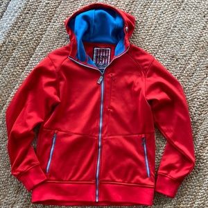 Men’s Sims Snowboard Ski Streetwear Zip Hoodie Zip Sweatshirt Jacket Medium